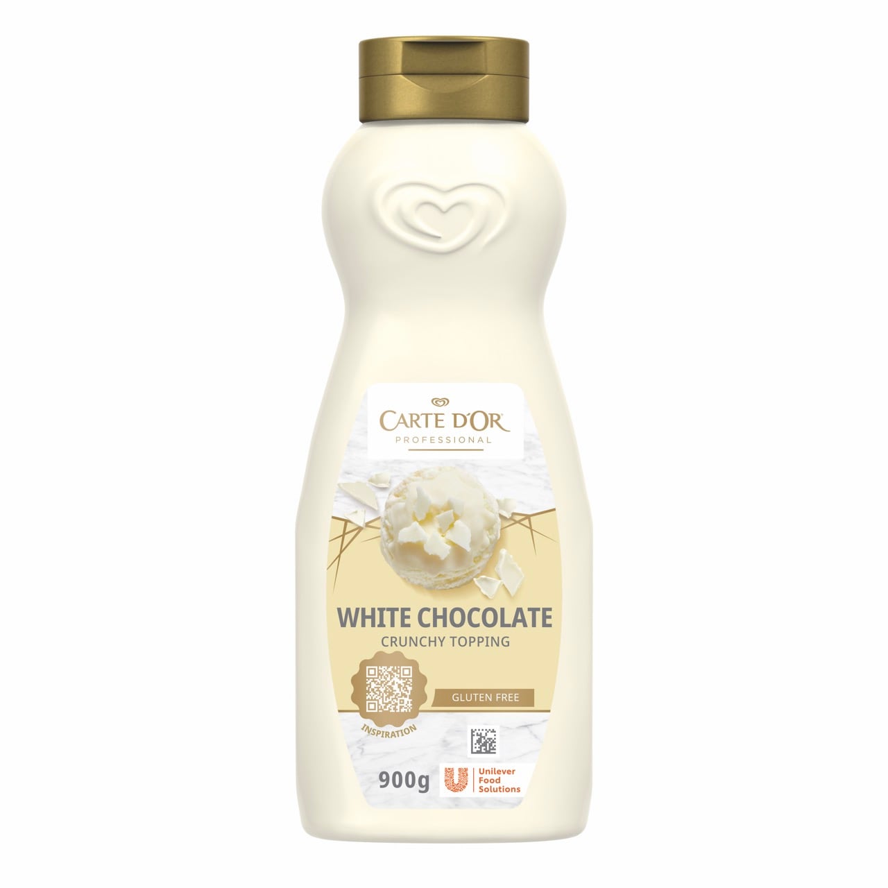 Carte D'Or Topping Crocant Ciocolata Alba 900 g - Topping-urile Carte D’Or ajută bucătarii să creeze deserturi semnătură delicioase, să economisească timp, cultivând în același timp creativitatea în bucătărie.